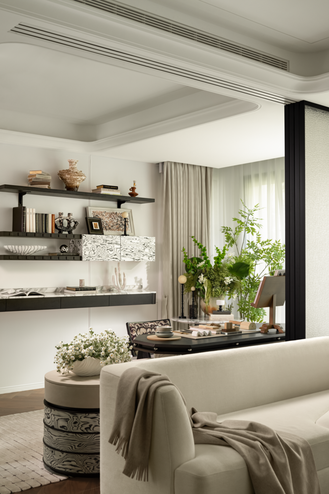 CLV设计x首发｜法式中古风隐奢生活典范—建总流花溪样板房-19