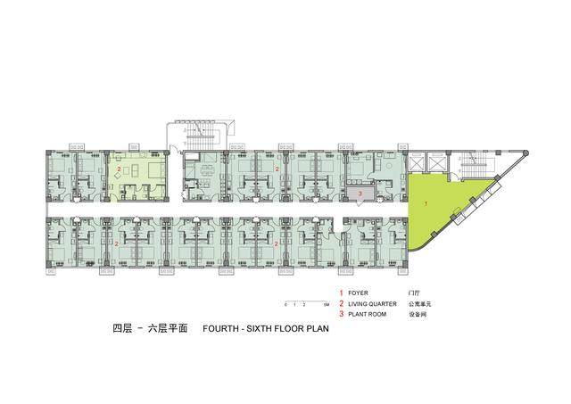 西安高新创业社区E客公寓改造 / 土木石建築設計-37