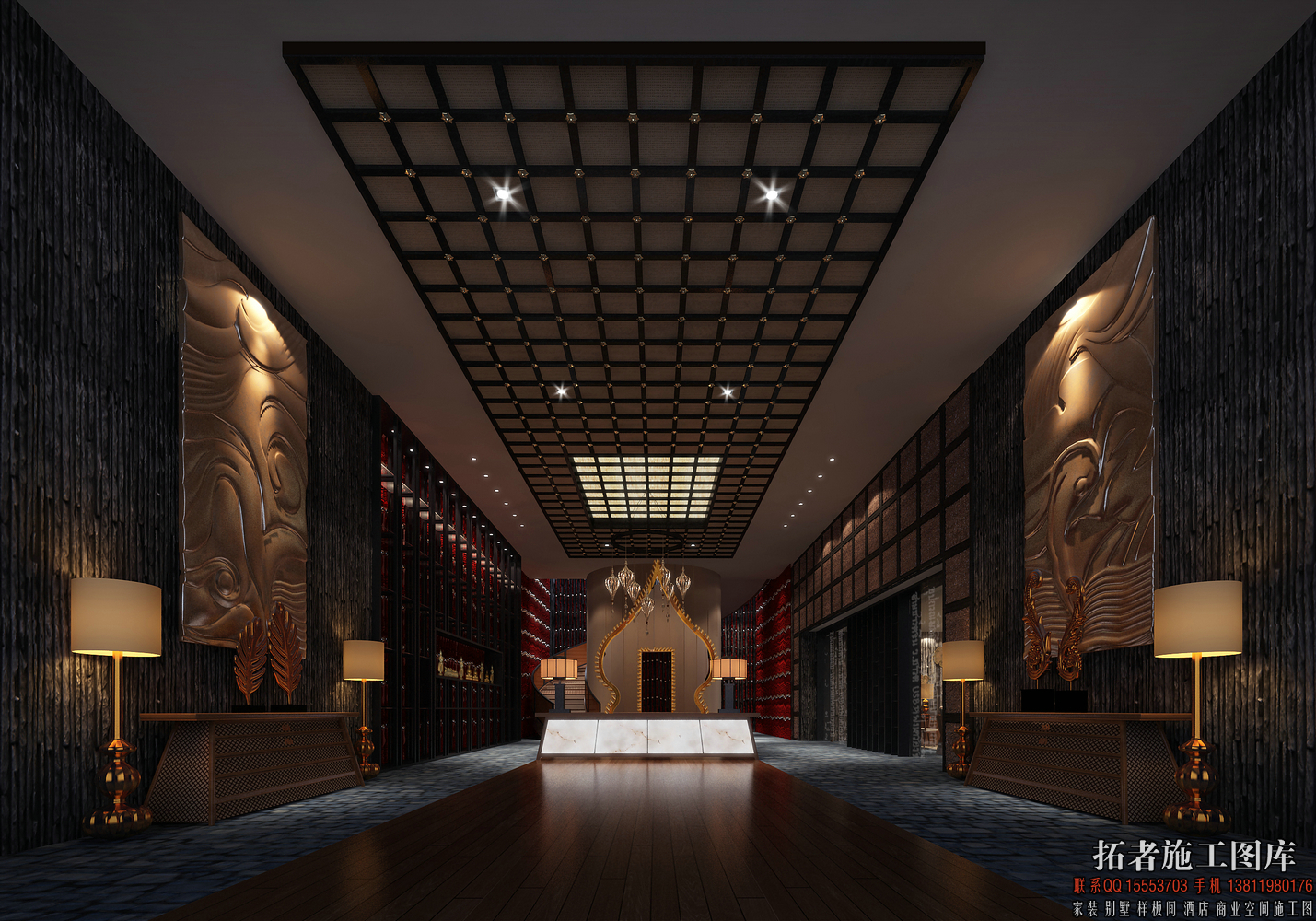 福州铭濠酒店异域风情会所空间设计-2