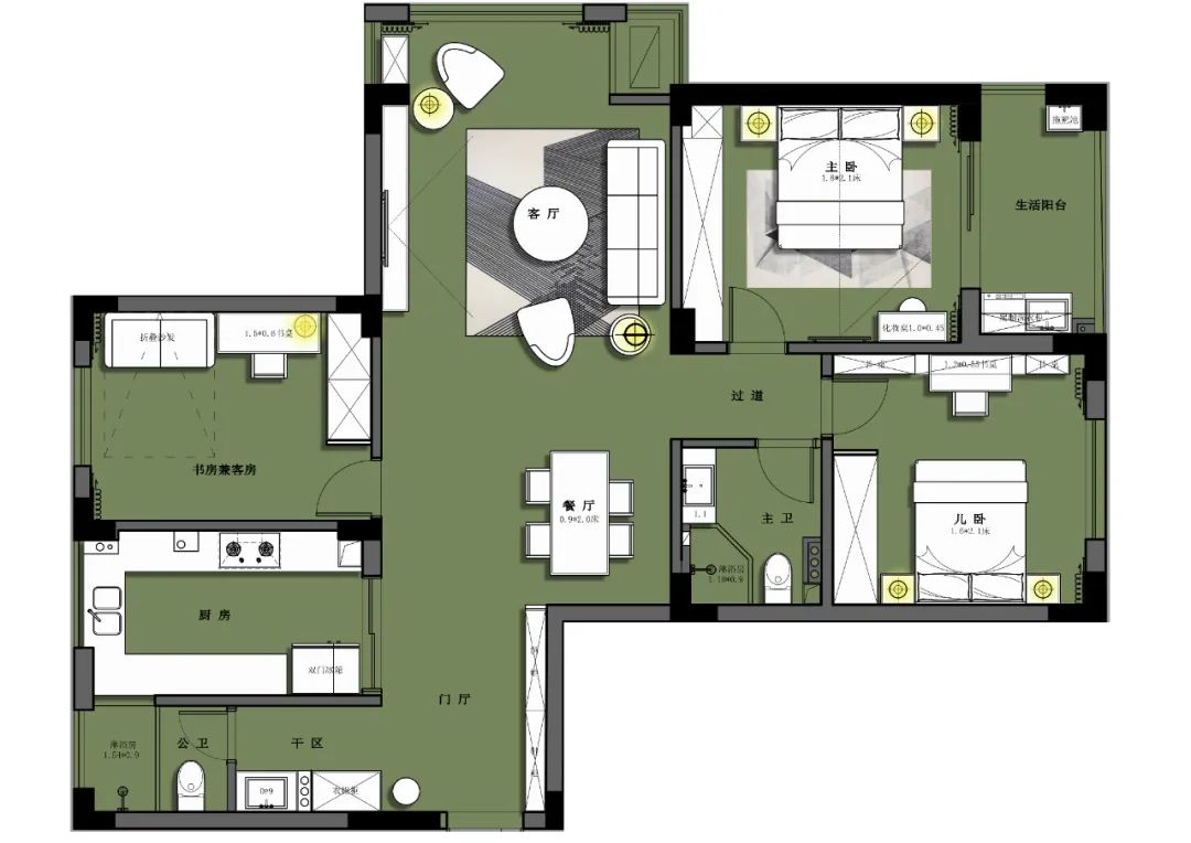 白衣天使的轻奢之家丨中国杭州丨铭品装饰-34