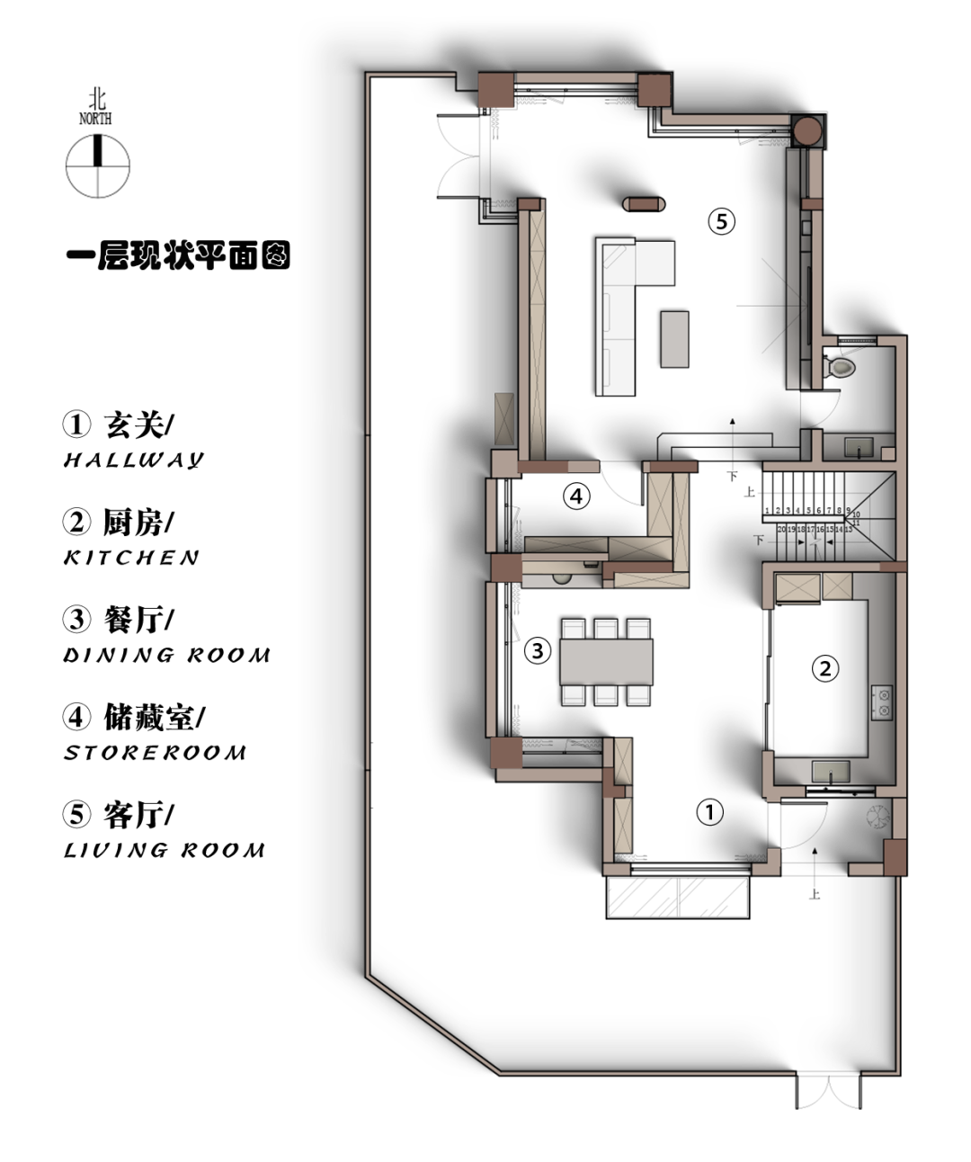 黑白重构,400㎡四层别墅的极简新生丨北岩-55