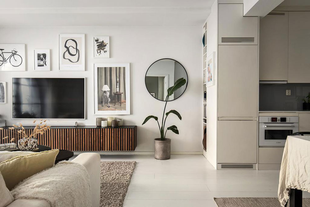 斯德哥尔摩小公寓的弧形窗设计-7