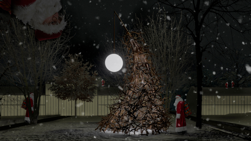 Arkhangelsk自然保护区公园“带真星星的圣诞树”项目-17