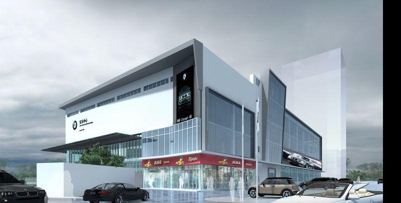 森那美大厦宝马4S店-11