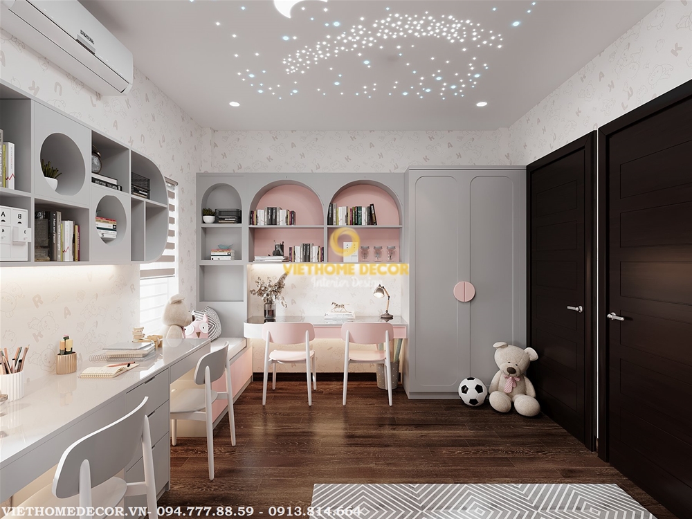 男孩女孩卧室设计丨Viet Home Decor-8