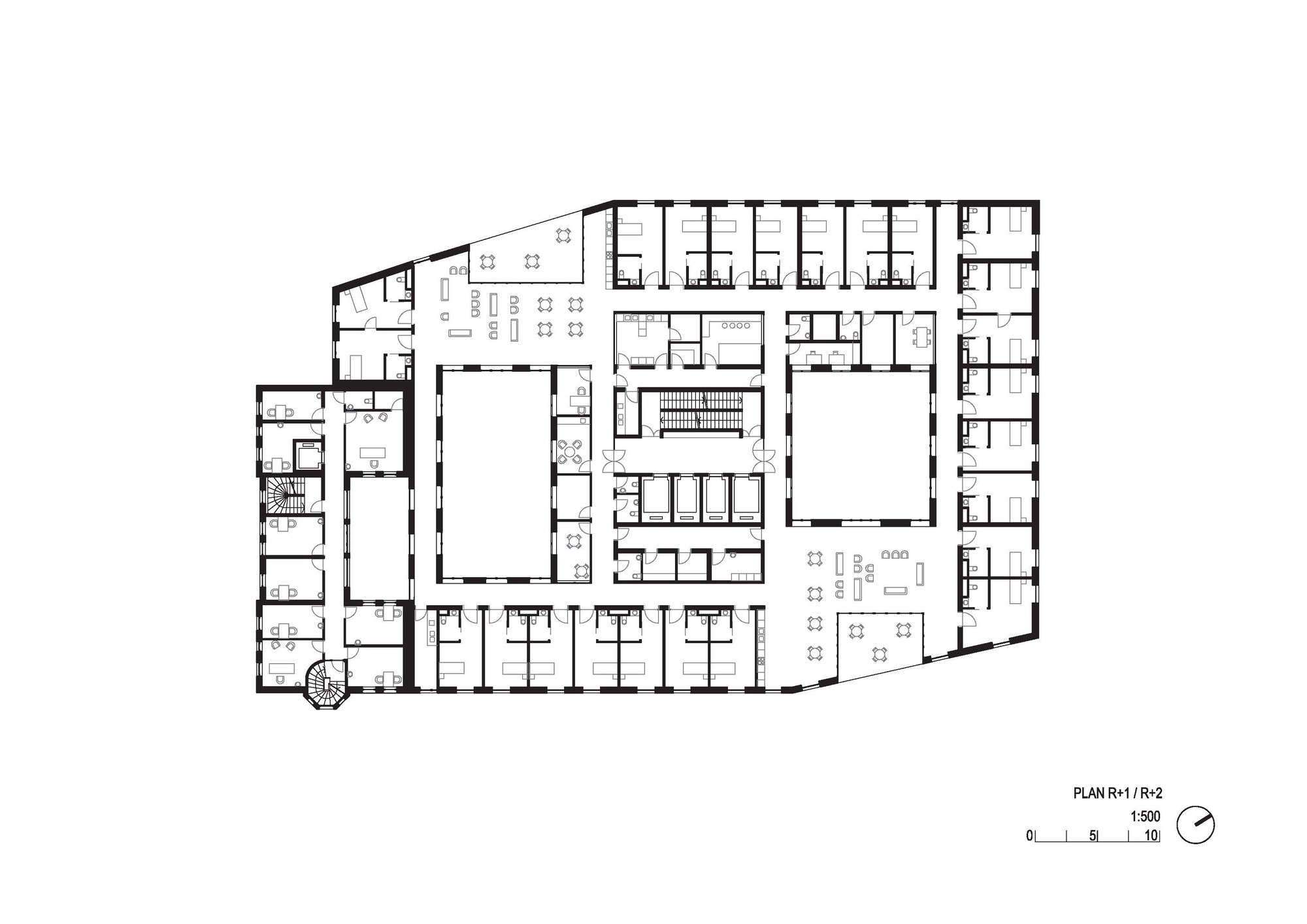 巴黎老年住宅社区中心 · 和谐融入城市环境-31