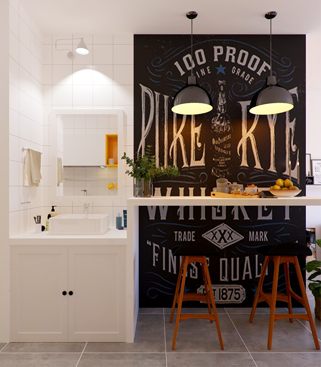 广东 40㎡ 男子单身公寓-10