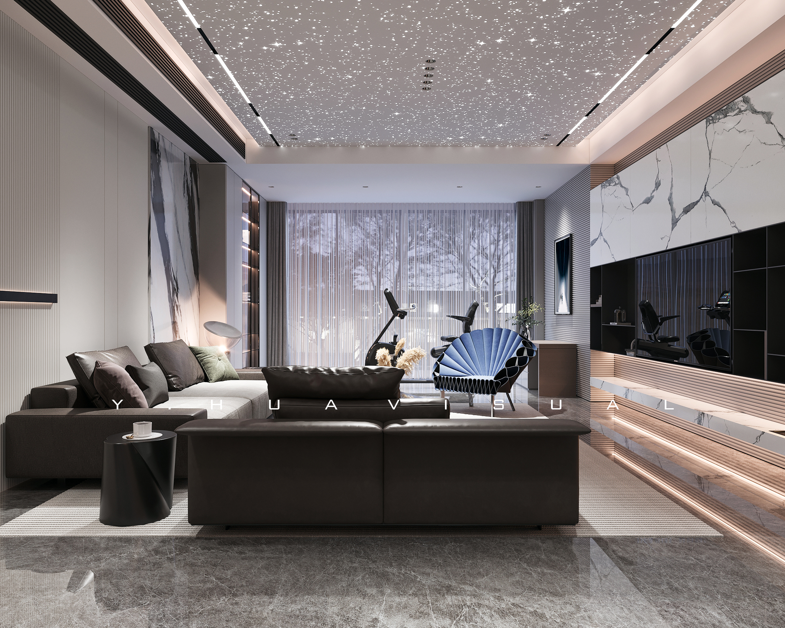 乙画视觉｜近期渲染｜夜晚的星星-3