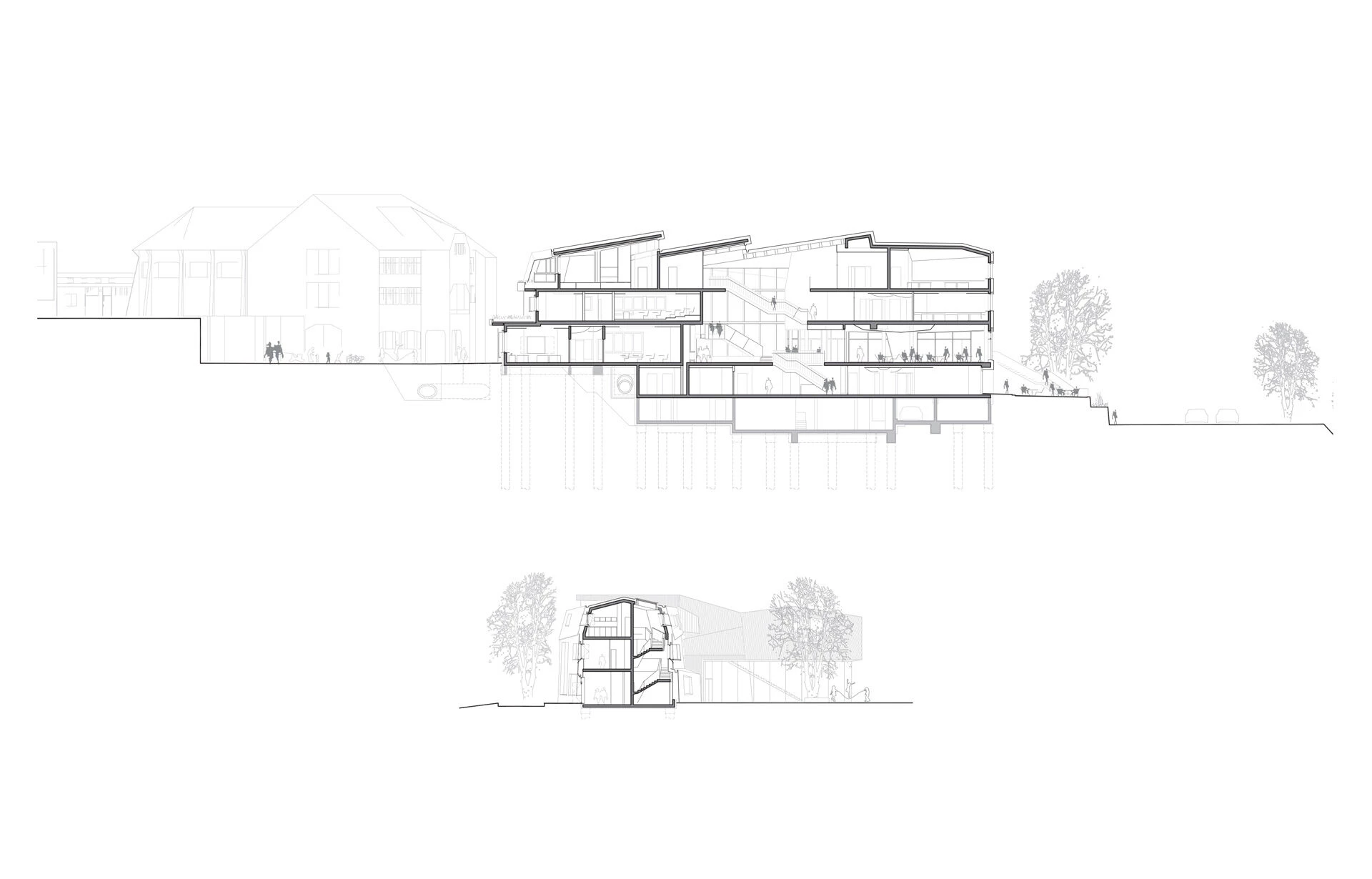 乌兰德高地自由华德福学校丨德国斯图加特丨Behnisch Architekten-18
