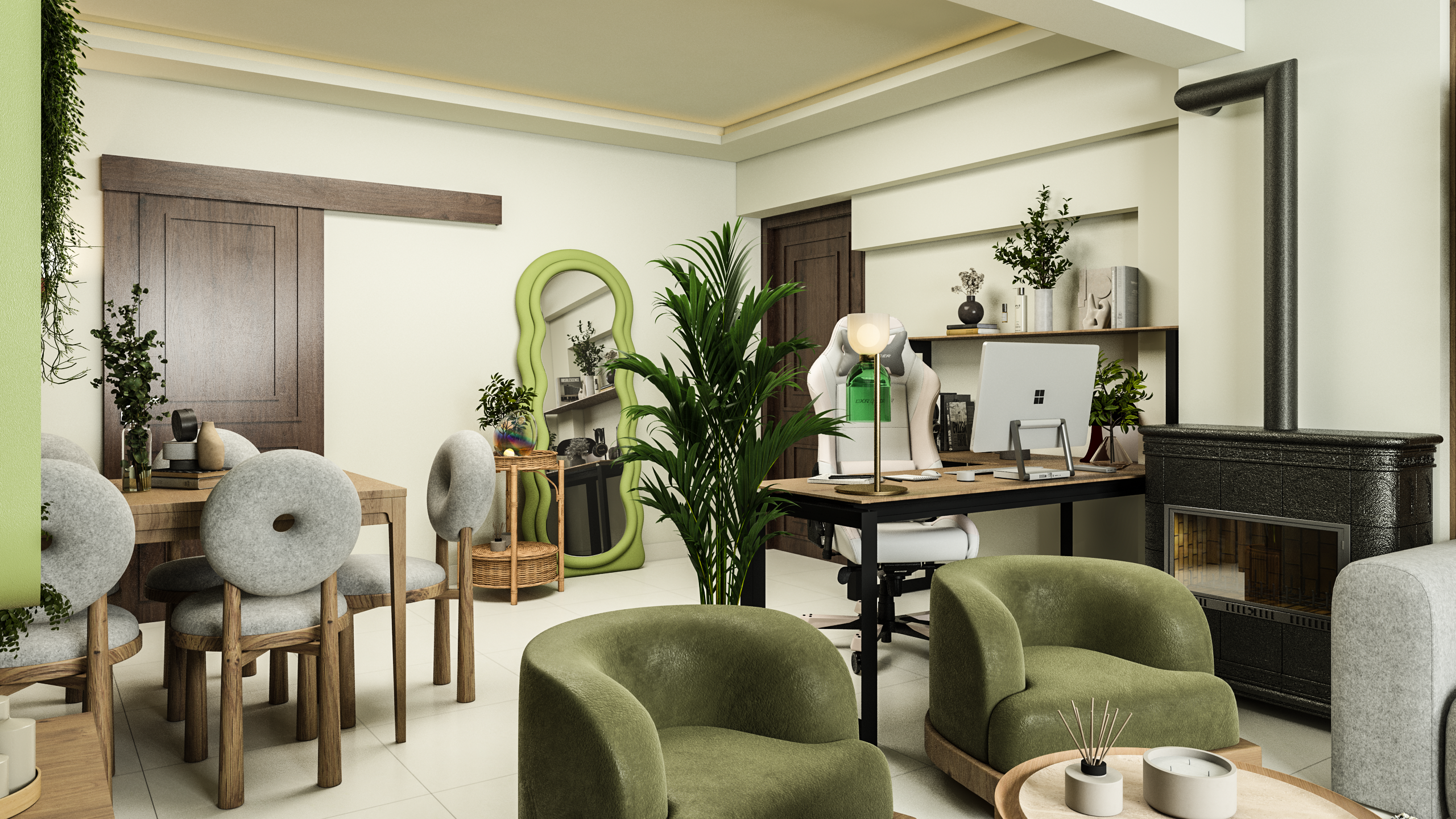 Nordic Style Living（北欧风格生活空间）丨叙利亚大马士革丨Amer Bazna Designs-7