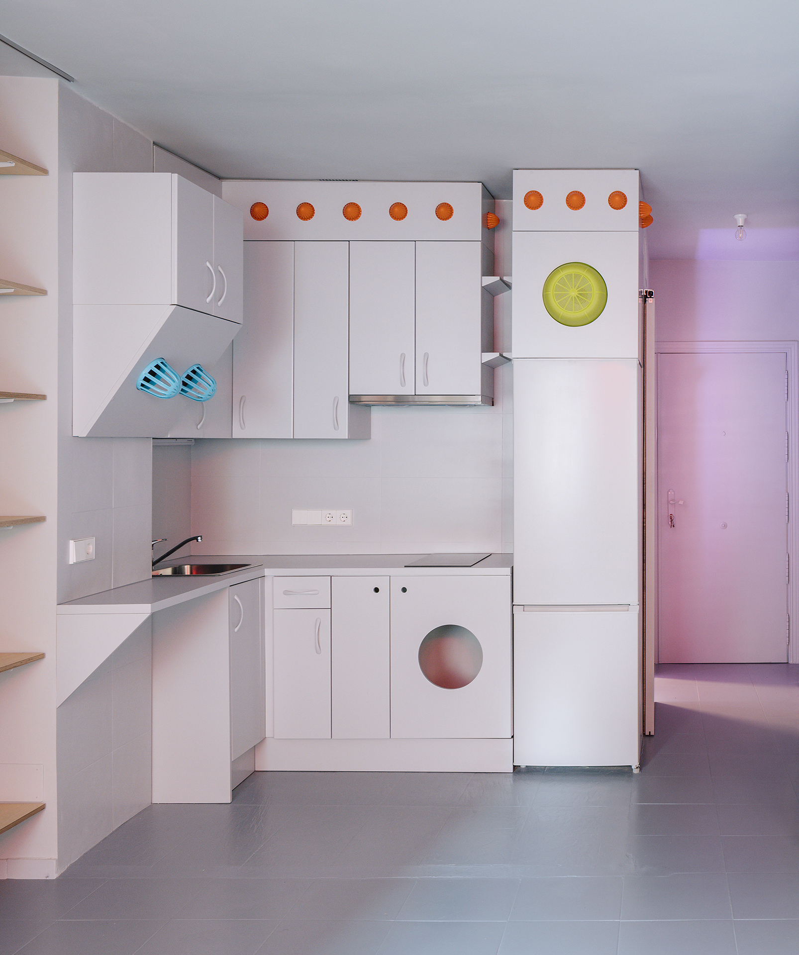 蜕皮公寓丨西班牙马德里丨Husos Architects-17