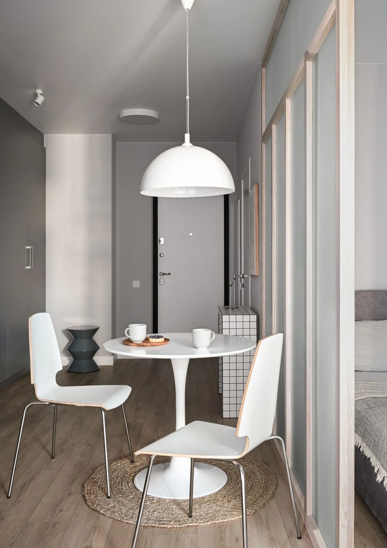 33㎡一居室设计丨Angelika Makarevich-15