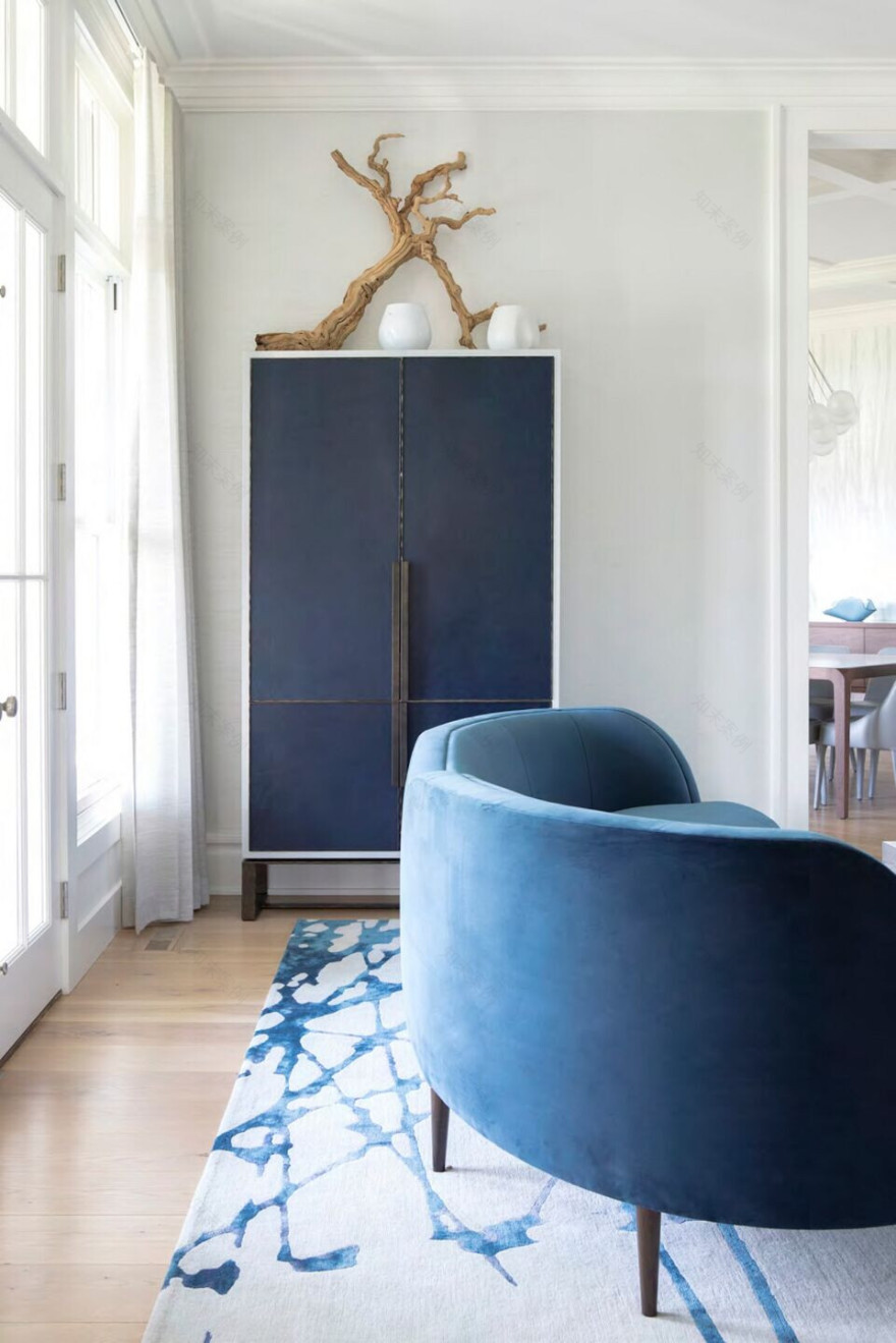 纽约汉普顿度假别墅,打造清新海洋风-92