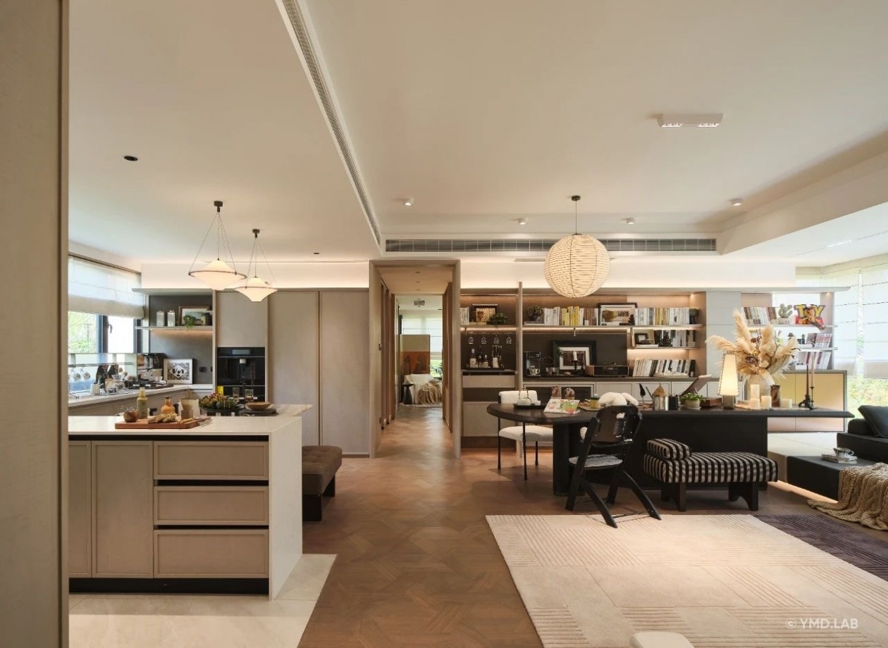 东莞华润旗峰润府120㎡《和‘班味’断交》| 上海岳蒙设计-2