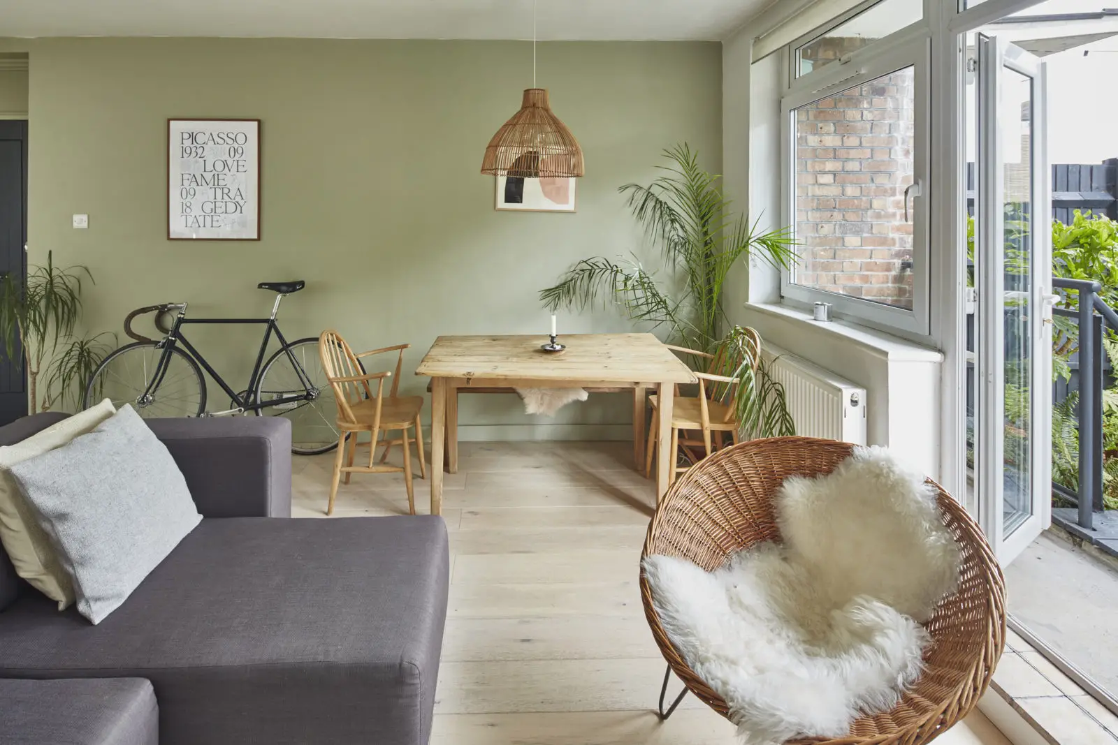 伦敦南部自然风公寓 | 开放式厨房，私人绿意花园-3