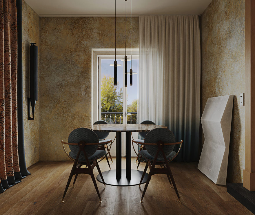 马德里公寓室内设计丨西班牙马德里丨Puntofilipino-27