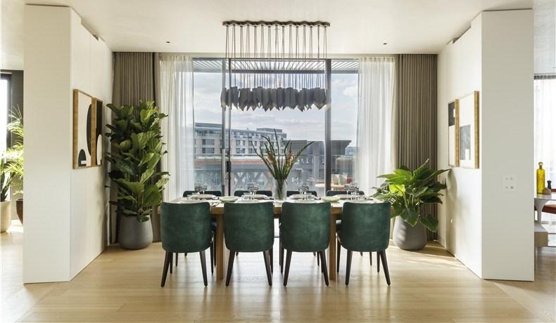 SUNA INTERIOR DESIGN设计--伦敦Gasholders顶层公寓-3