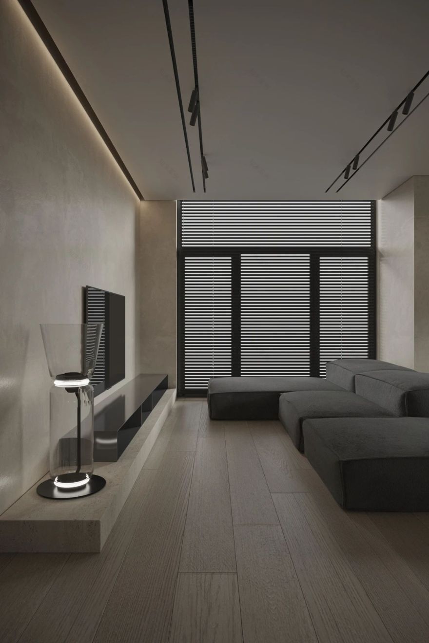 Ivan Honcharenko 打造 100㎡高级灰空间,简约而细腻-9