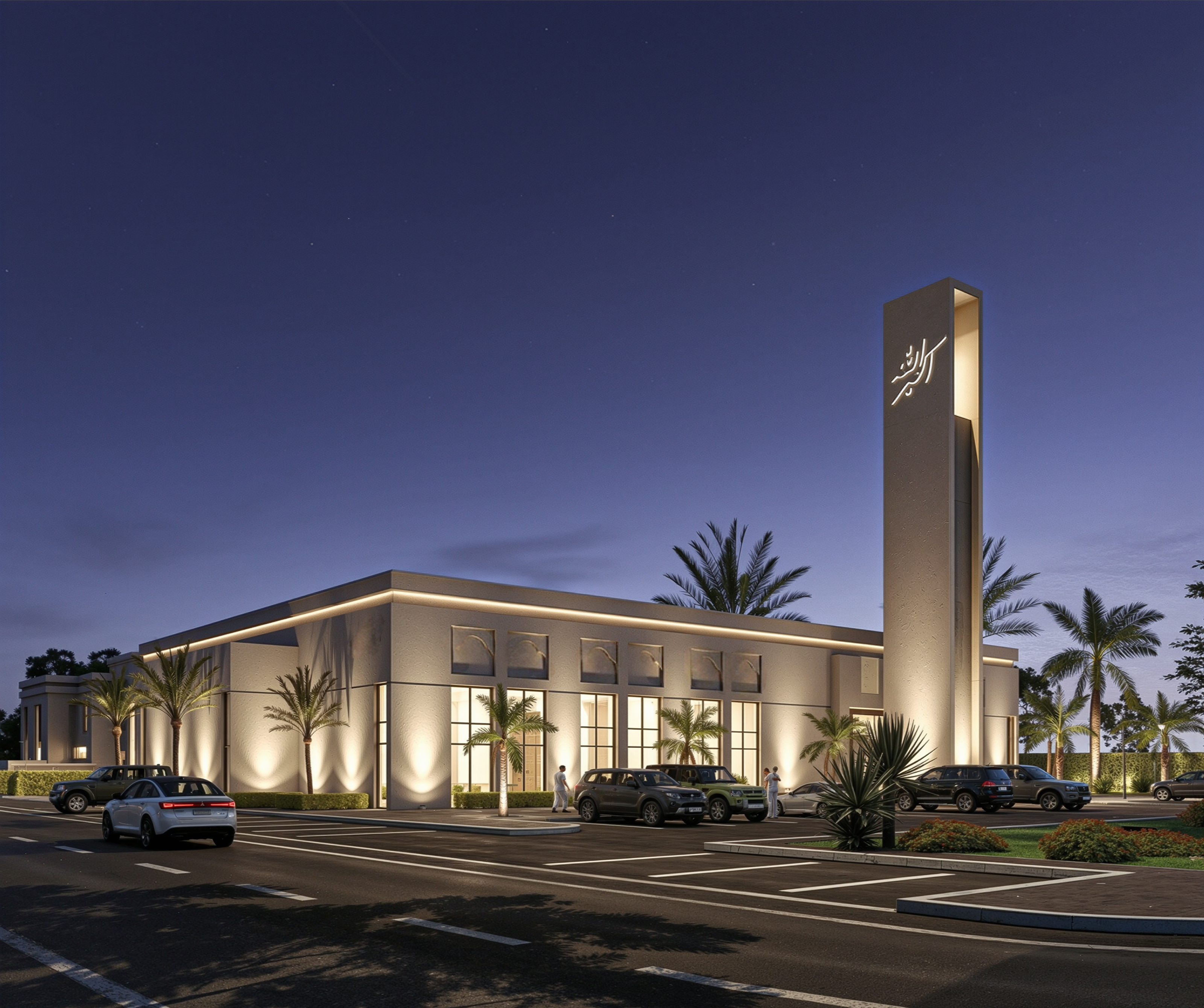 沙特阿拉伯达曼市极简清真寺丨Ahmed Mamdouh-15