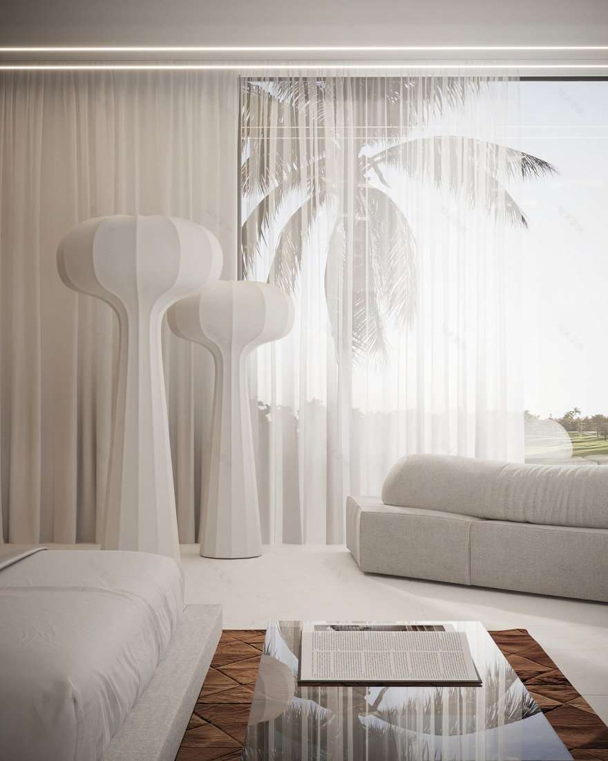 迈阿密博卡拉顿极简私人住宅丨美国迈阿密丨Elena Kisenko,Sergey Somkin-9