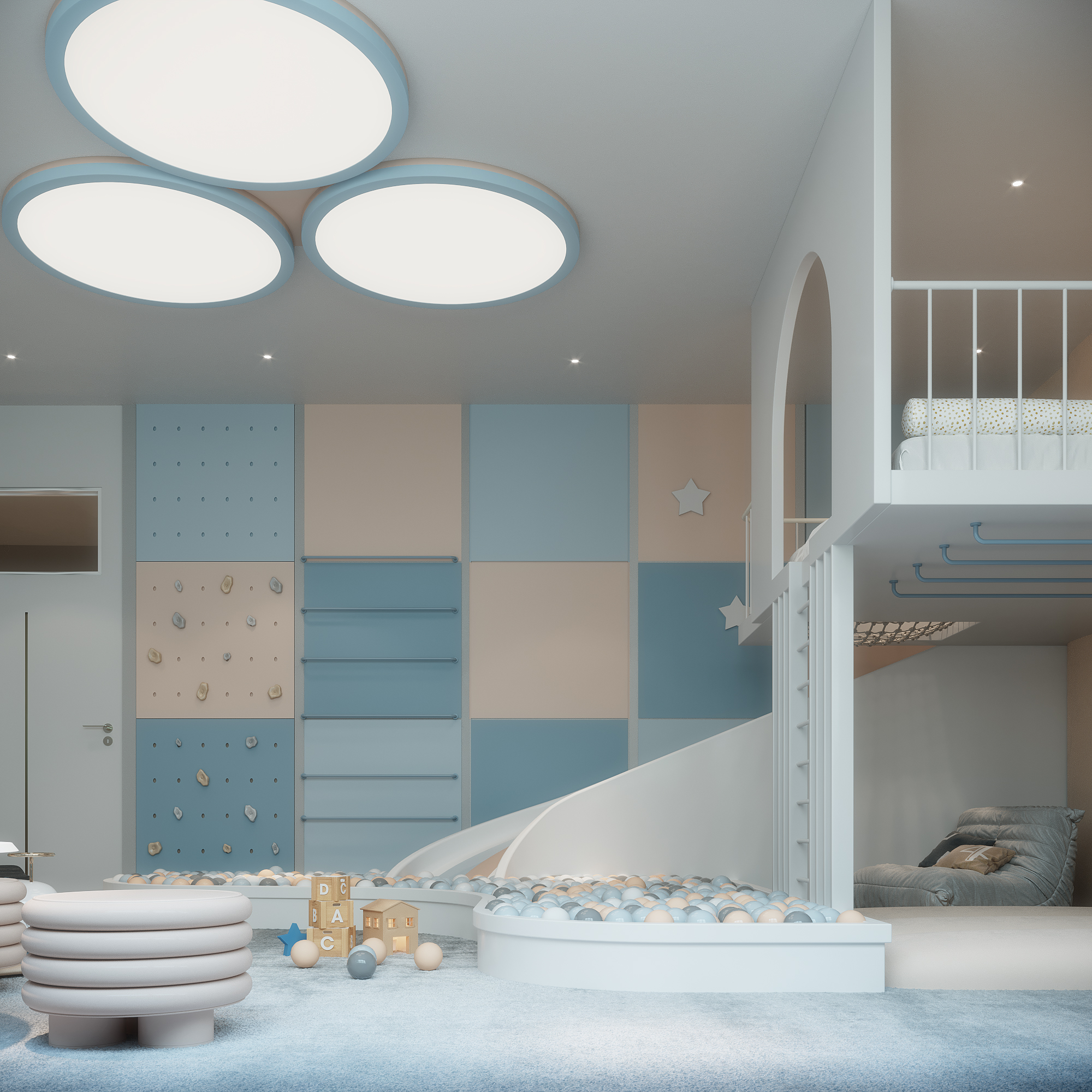 儿童游戏室设计丨沙特阿拉伯丨Mariam Samir-14