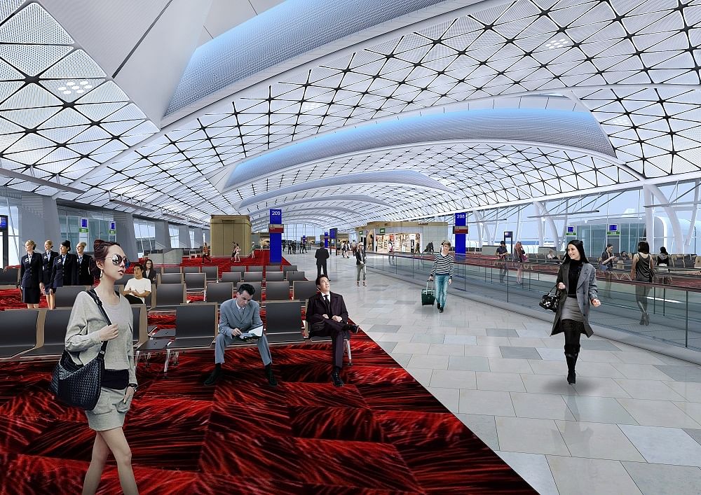 香港国际机场中场客运廊丨中国香港丨Aedas-19