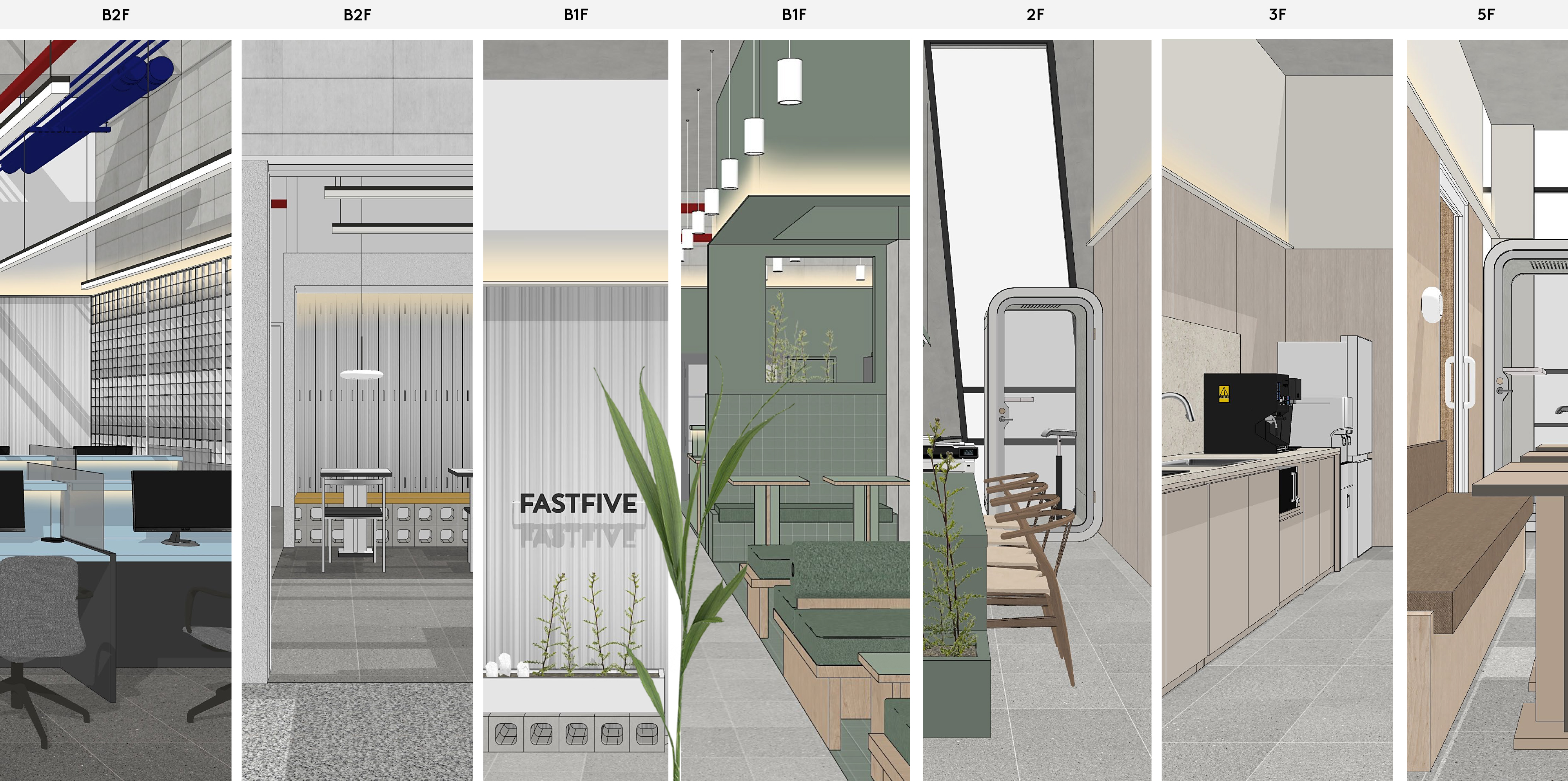 FASTFIVE hakdong Lounge 室内设计丨韩国-34