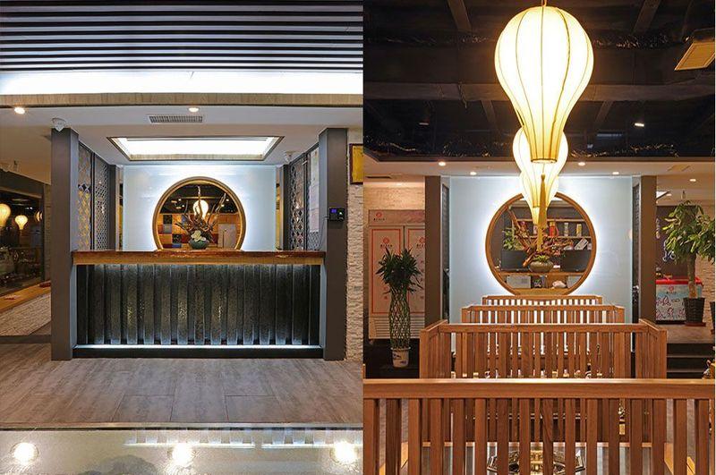 鼎汇丰重庆老火锅长白岛店——轻盈空间，自然舒适就餐氛围-11