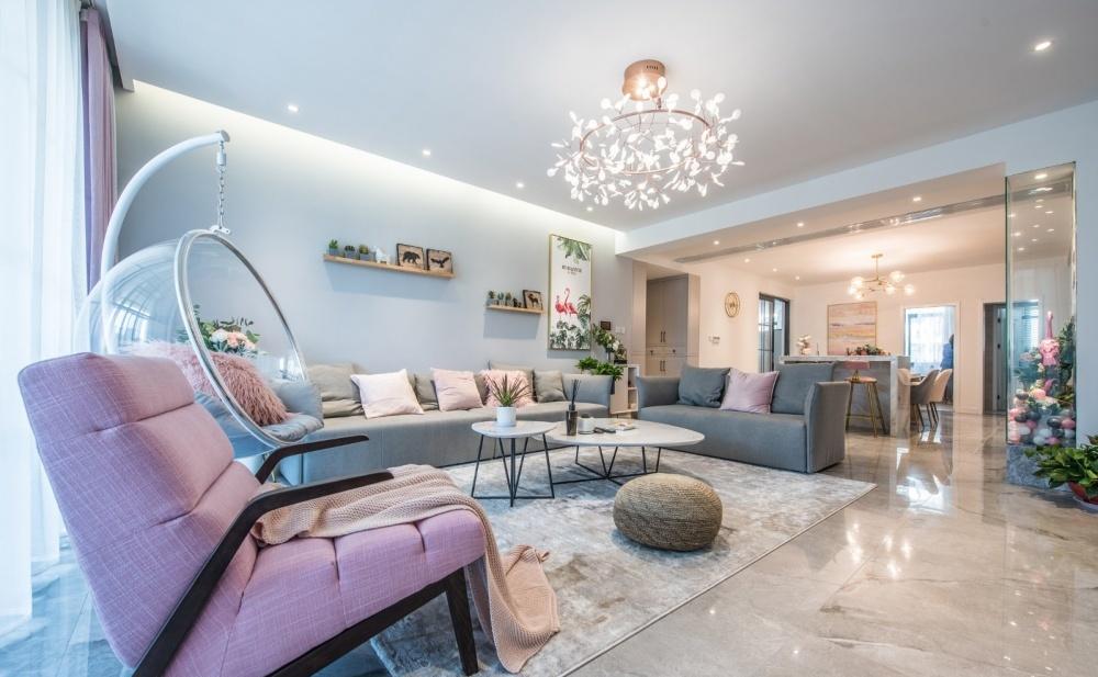 合肥迷屋设计 | 老宅翻新,优雅灰粉空间-2