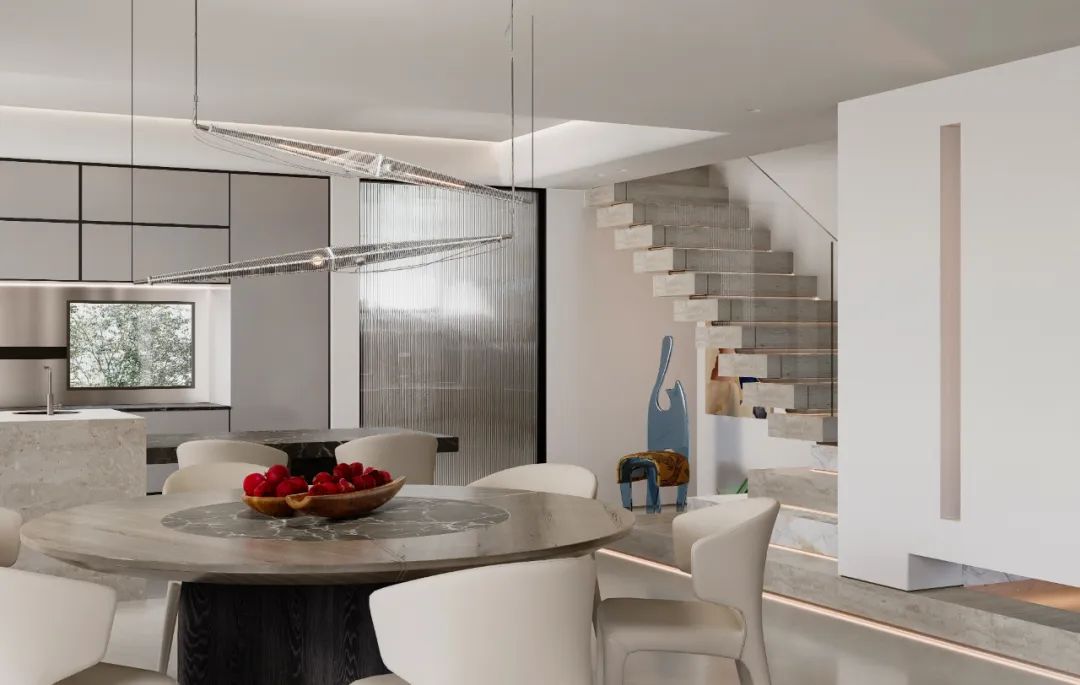 阳光紫郡 · 浪漫轻奢的玻璃糖块空间丨中国成都丨集辰创意空间设计-12