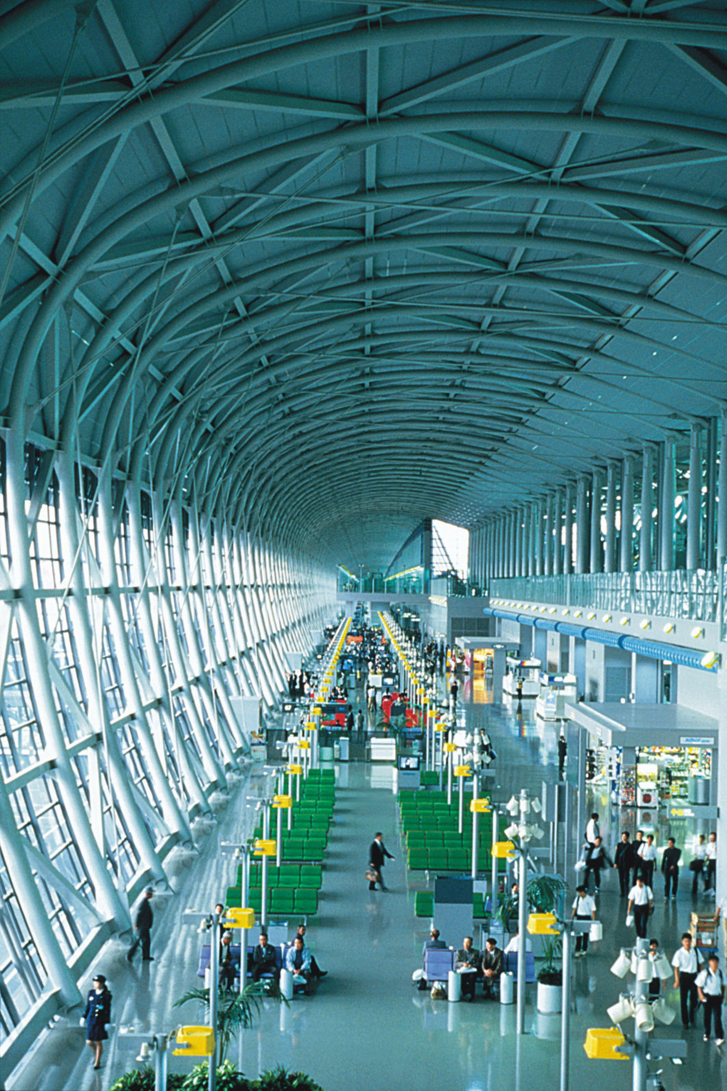 日本关西国际机场——全球最长机场 terminal，Renzo Piano 建筑事务所设计-8