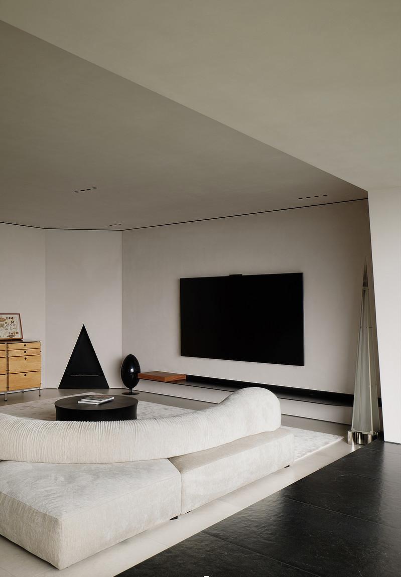 湖景大平层，生活的尽头是极简-11