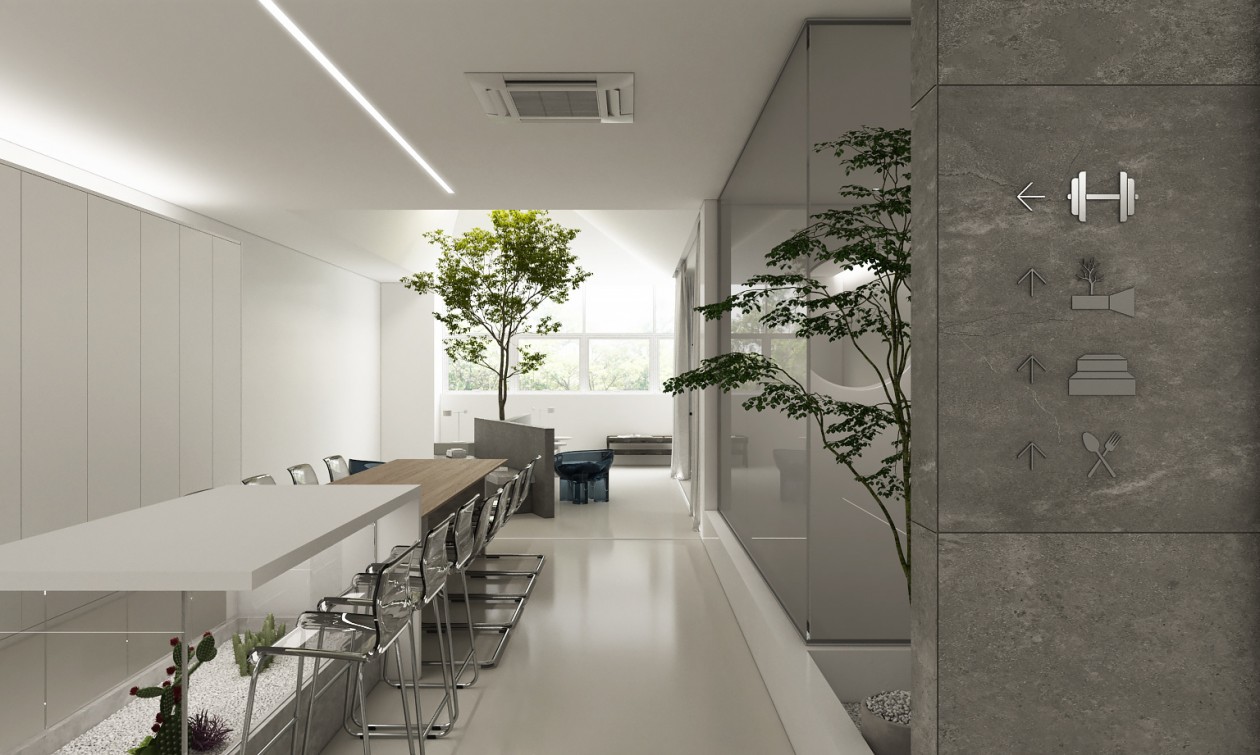 简约风办公空间设计-13