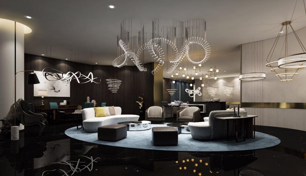 
广州星光广场灯具展厅 -18