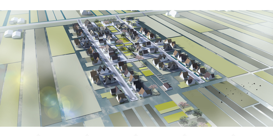 荷兰圩田模式 · 郊区生活与生物农场社区的弹性共生-0