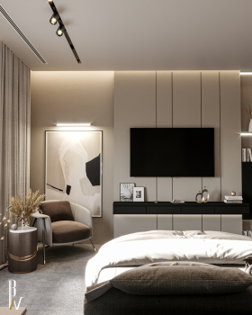Modern Hotel Bedroom