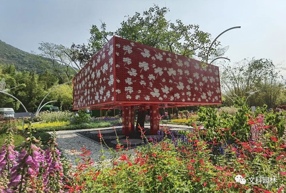 文科园林“幸运盒”花展设计丨中国深圳-23