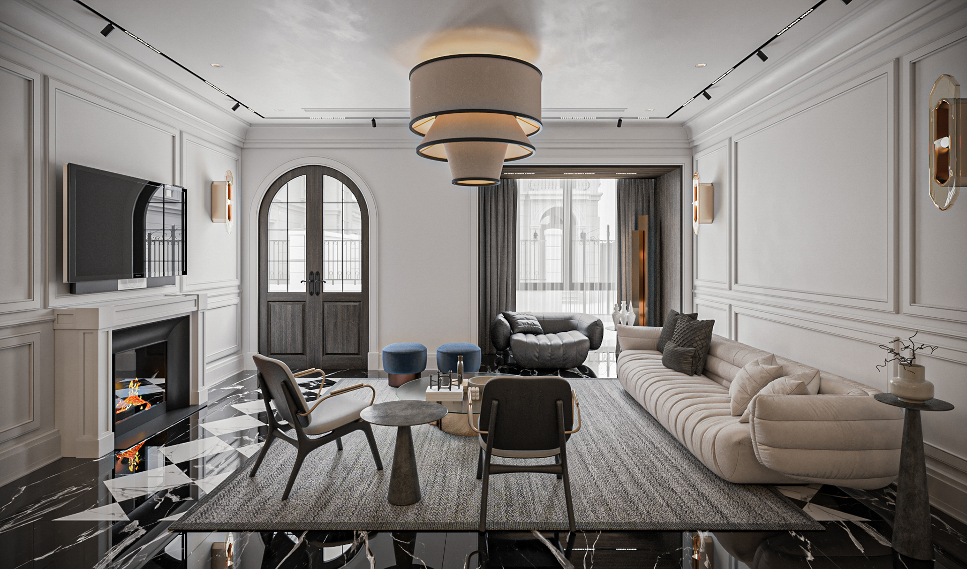 当下非常少见的 欧式混搭风！-0