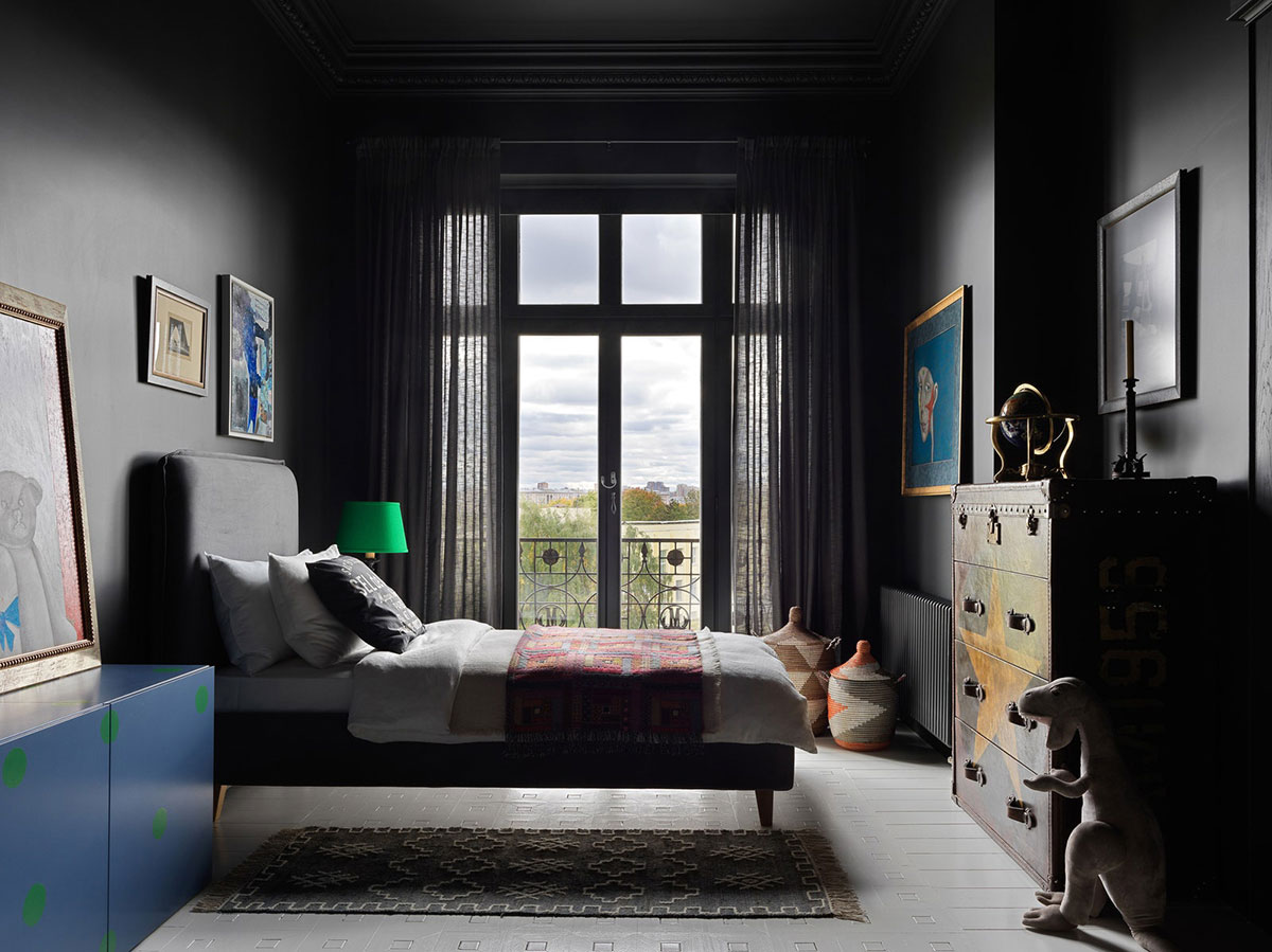 90 年代莫斯科重型经典公寓的惊艳变身-13