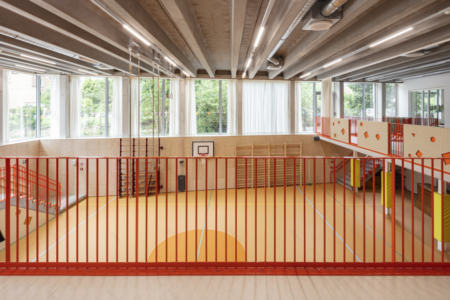 Paridaens 学校校园扩建丨比利时丨LAVA Architecten-34