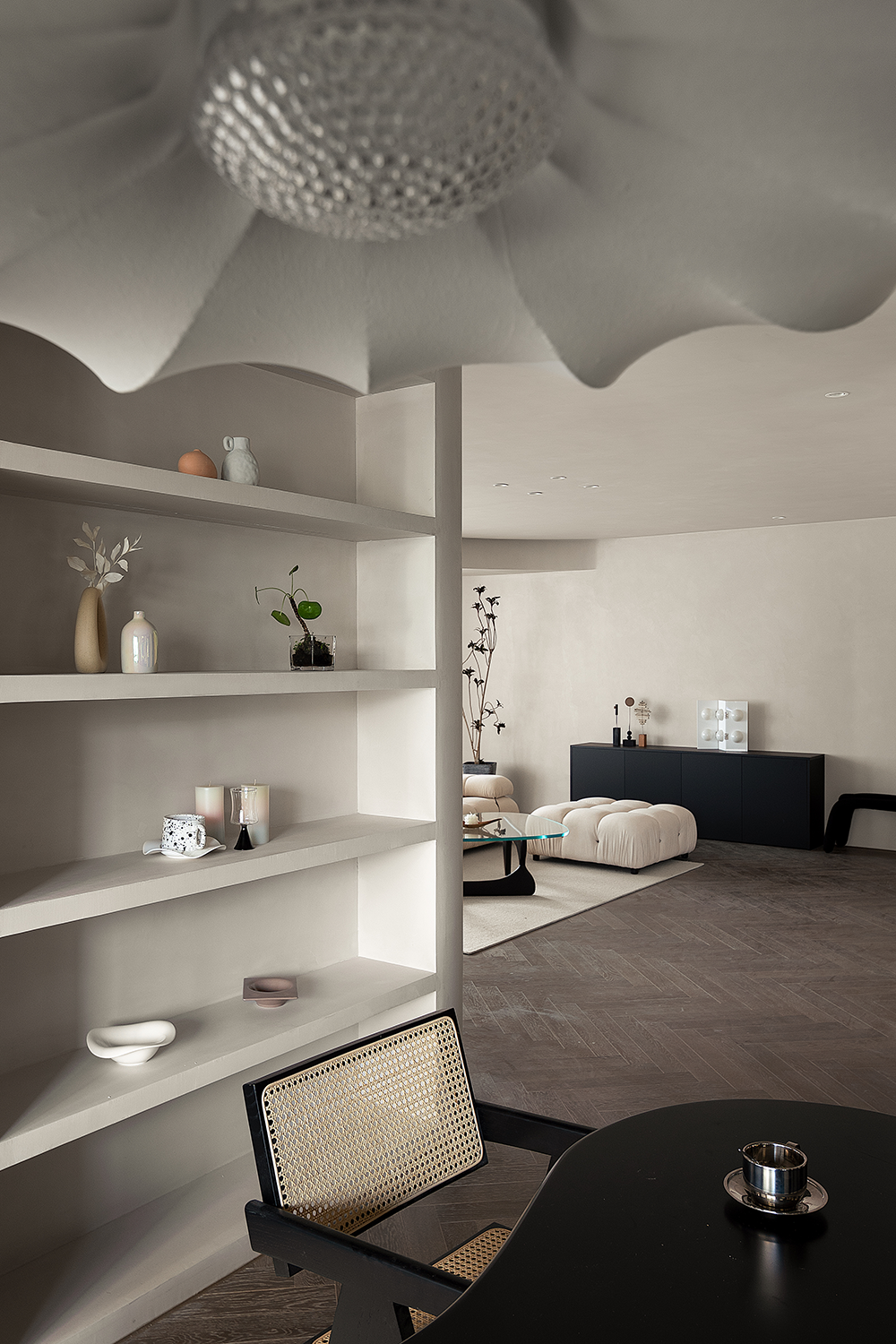 安徽合肥庐月湾 140㎡极简私宅丨中国合肥丨量子空间设计-16