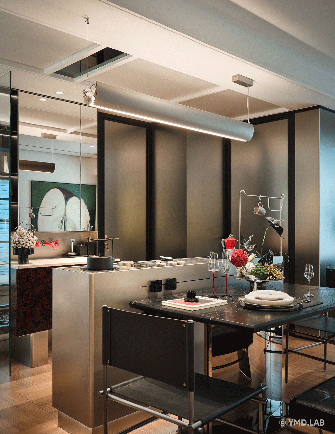 深圳山樾湾70B&70C户型样板间丨中国深圳丨岳蒙设计-106