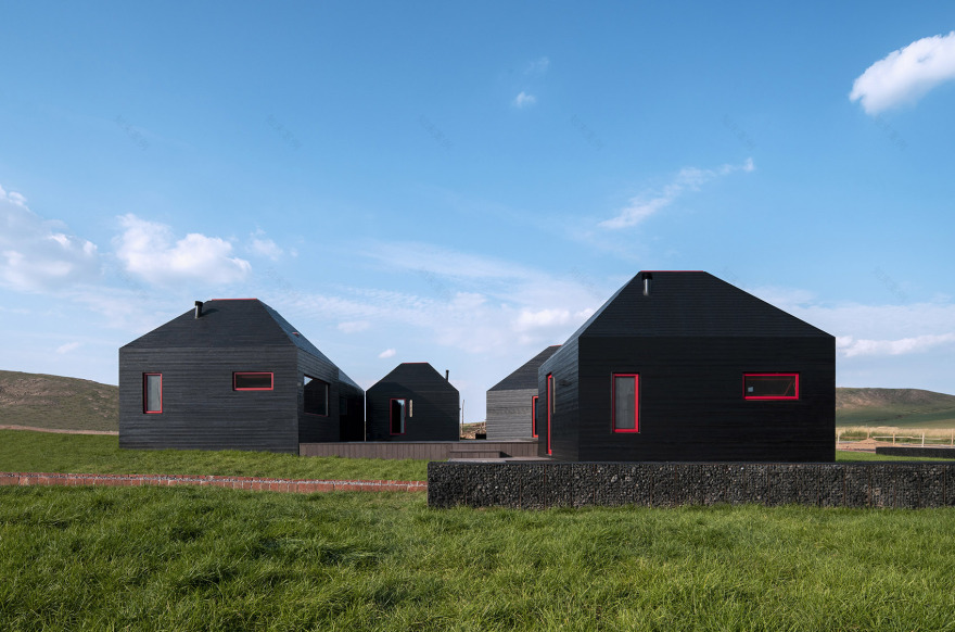 乌兰哈达火山無热宇宙草原新宿丨蒙古丨阁尔建筑-4