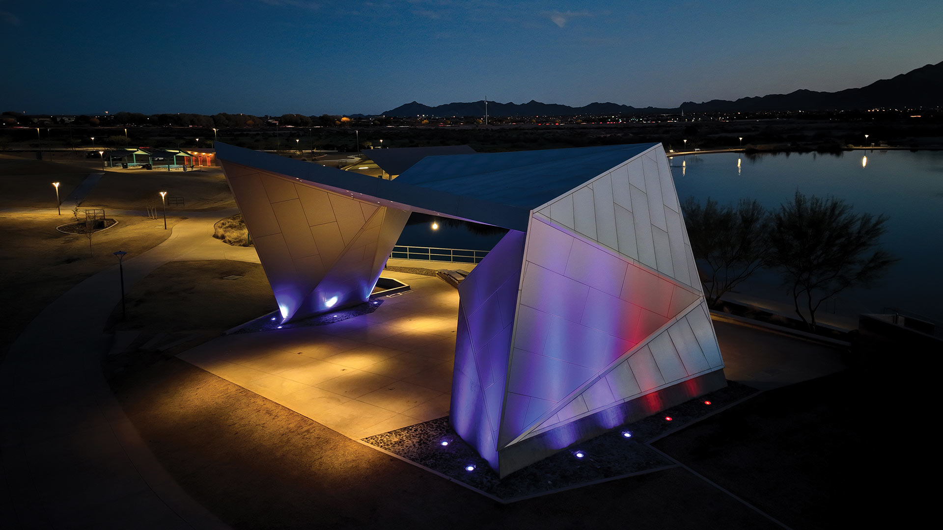 吉尔伯特地区公园圆形露天剧场丨Acuity Brands-10