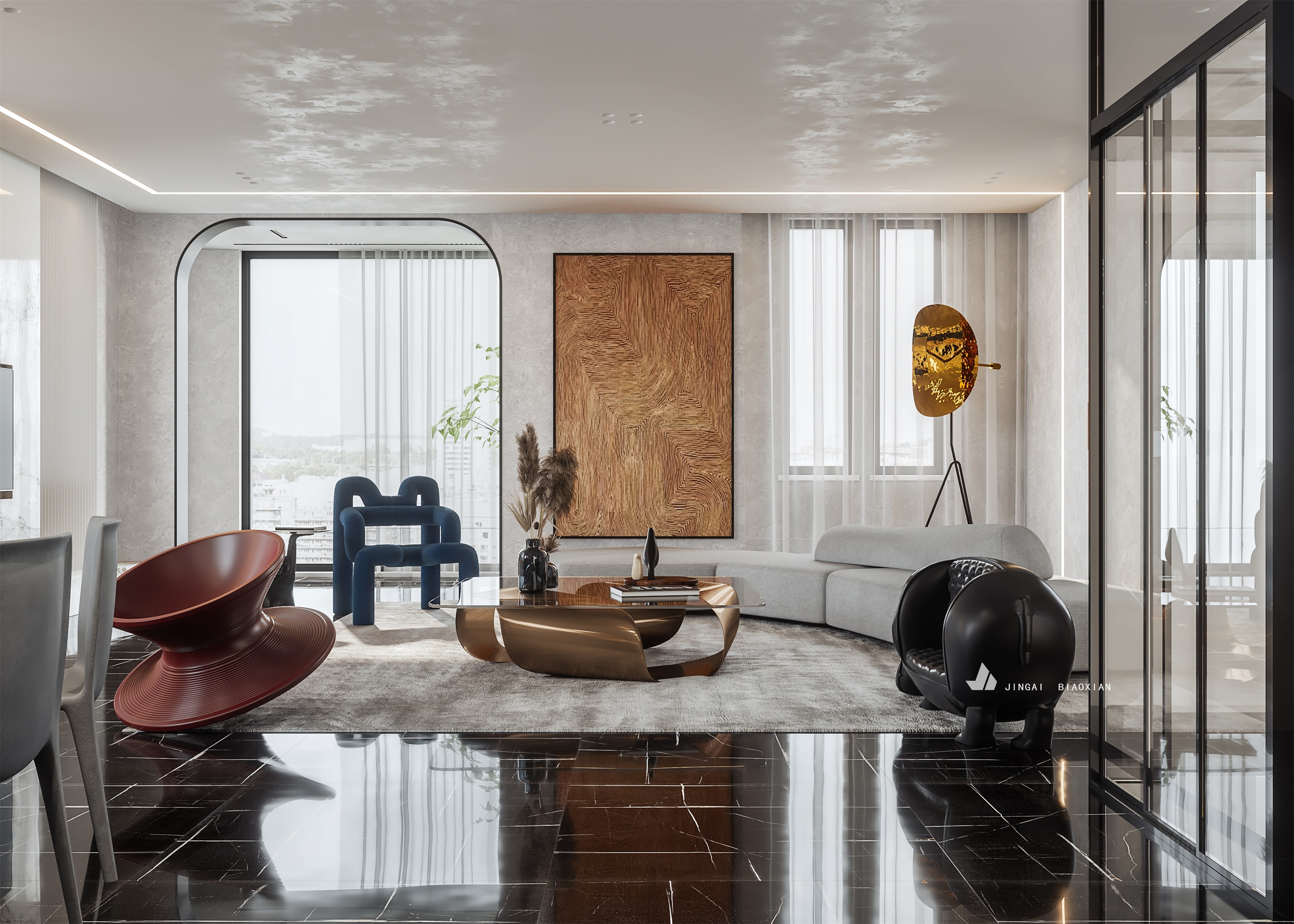 2021 年最新室内设计渲染作品-59