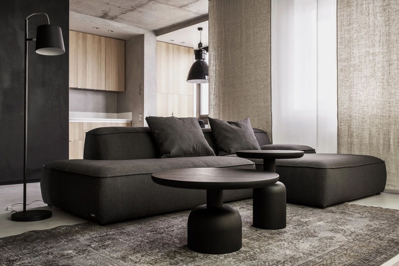 67㎡灰色简约梦之屋 | 自然元素与高逼格设计-4