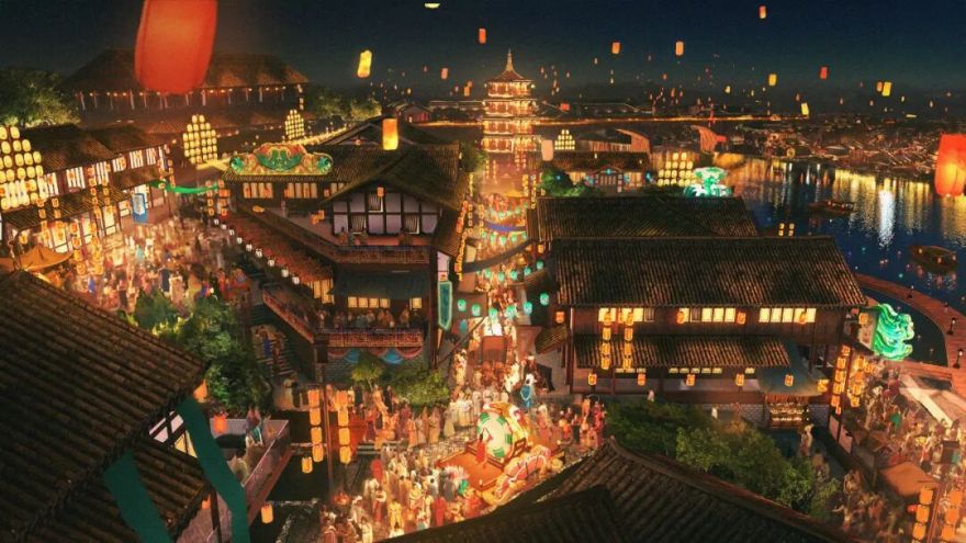 恩阳“梦华录”文旅商业街区丨中国巴中丨骏地设计(规划,建筑),华茗设计(景观),西安旅游(策划)-5