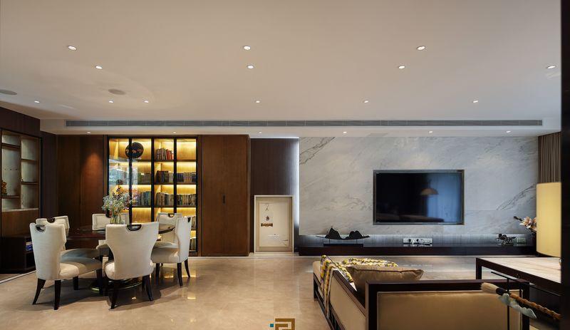 禅意栖居——深圳三湘海尚花园310平现代东方禅意住宅设计-24