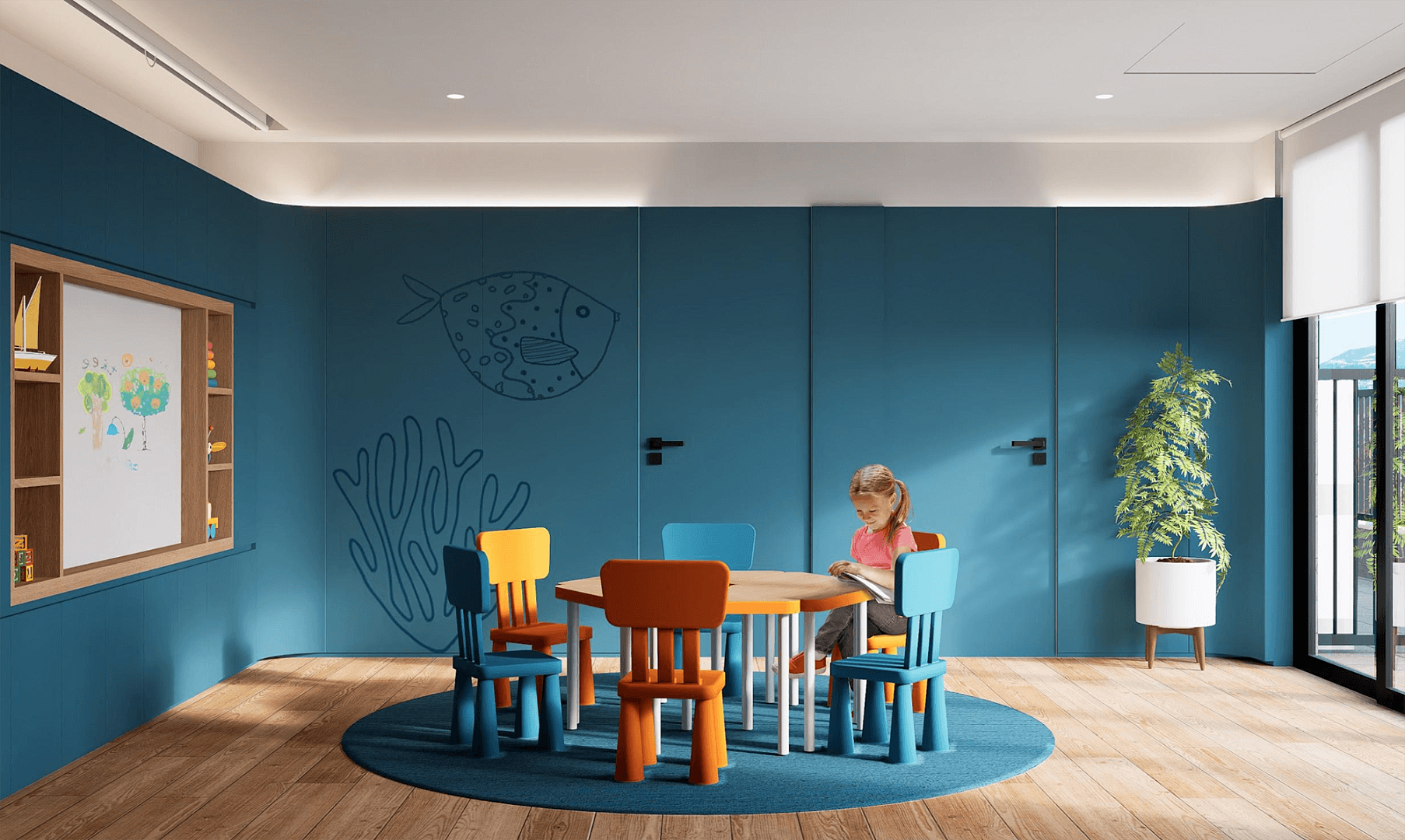 Tivat Residence公寓公共区域室内设计丨Project建筑事务所-23