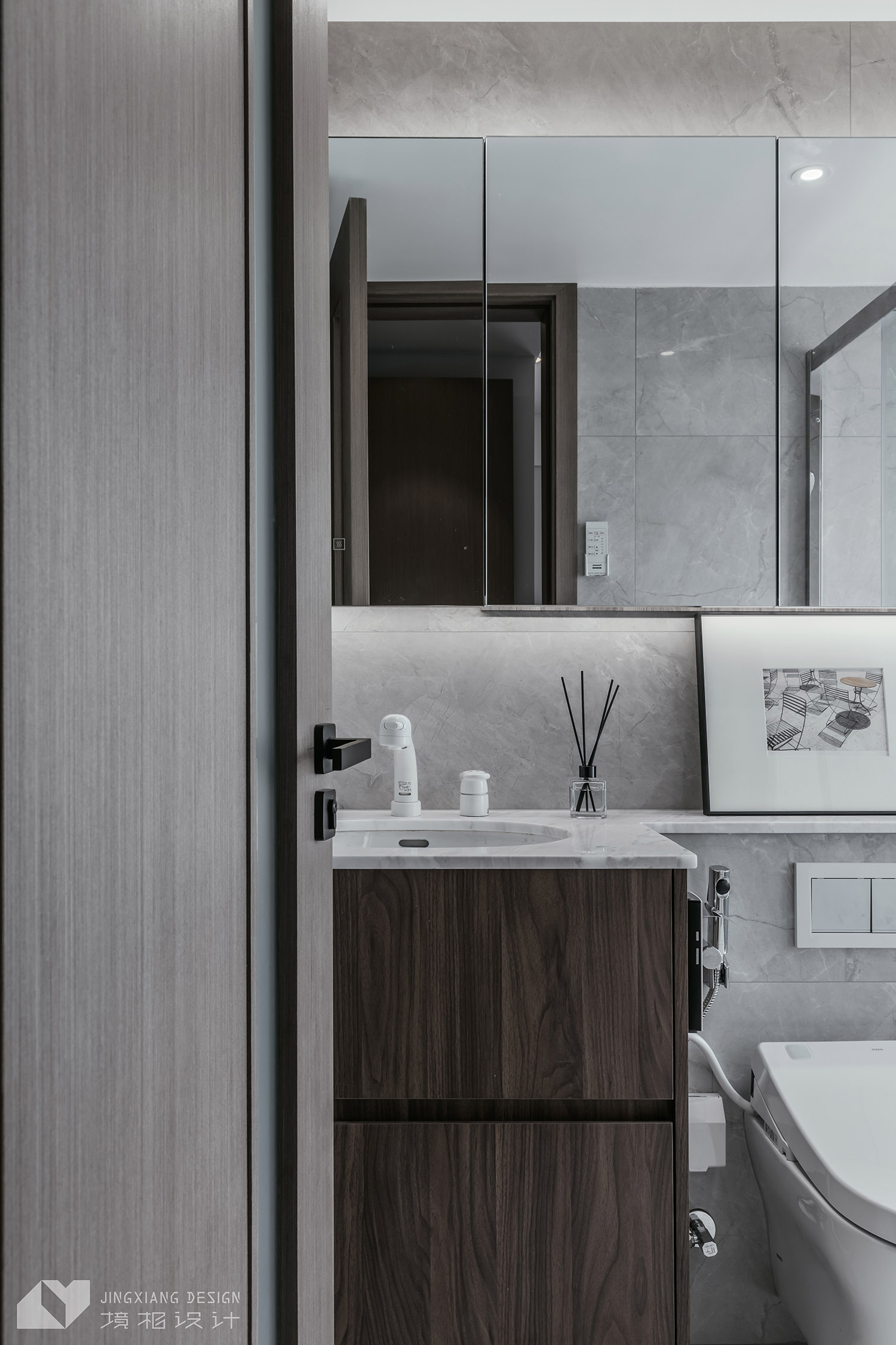 深圳龙光玖龙玺 89㎡现代简约家居设计,境相设计打造灰度空间-58